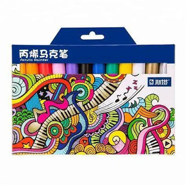STA Acrylic markers set of 12 - The Stationers